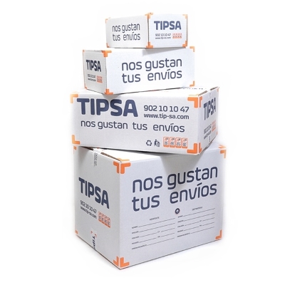 CAJA EMBALAJE DOBLE TIPSA (25X15X10) PACK DE 25 UDS