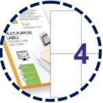 Etiqueta Folio Tipo Apli 105x148 4x Folio Caja de 100 Folios