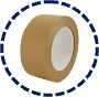 Rollo de Precinto de Papel Kraft (4800) 50 mts Unid